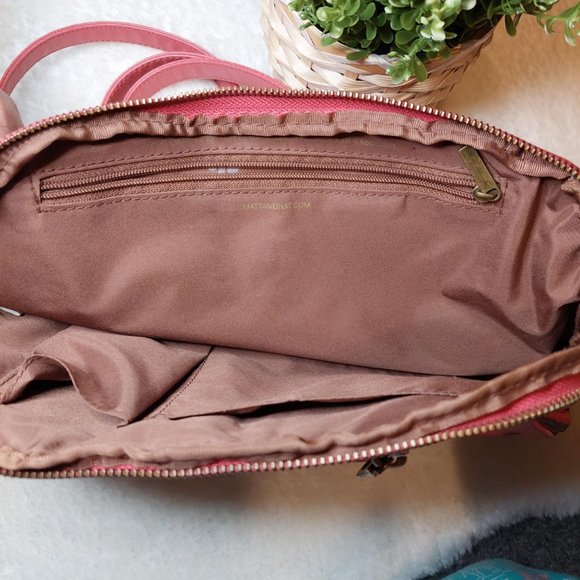 Matt and Nat Orange Cross Body Bag - Picture 2 of 6